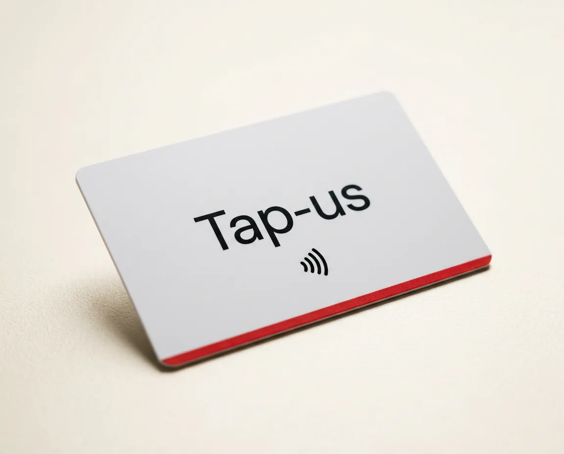 Tap-us PVC Card (86 × 54 mm)